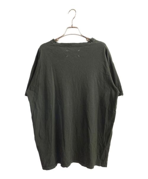 Maison Margiela（メゾンマルジェラ）Maison Margiela (メゾンマルジェラ) ロゴTシャツ グレー サイズ:Lの古着・服飾アイテム