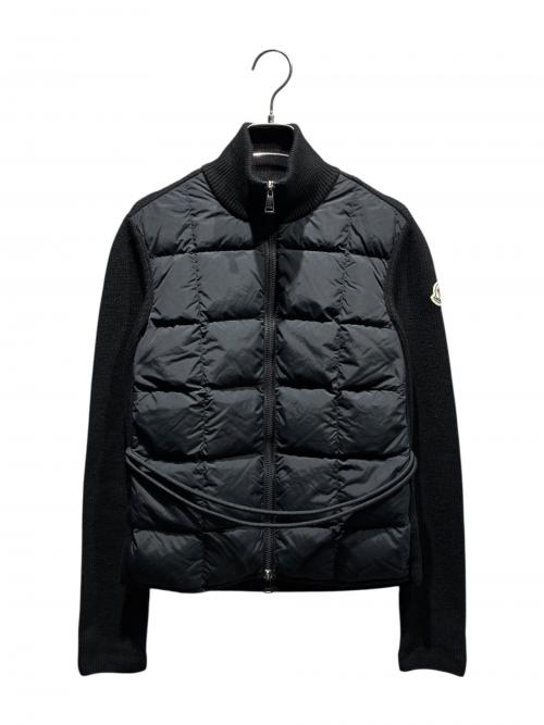MONCLER（モンクレール）MONCLER (モンクレール) TRICOT/ニットダウンジャケット ブラック サイズ:XSの古着・服飾アイテム