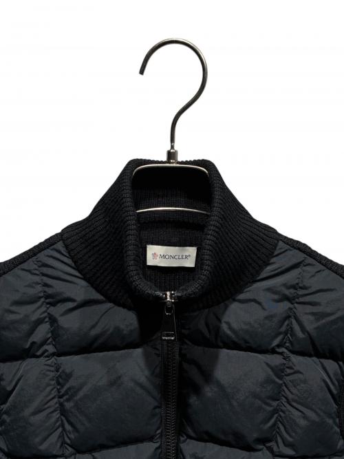 MONCLER（モンクレール）MONCLER (モンクレール) TRICOT/ニットダウンジャケット ブラック サイズ:XSの古着・服飾アイテム