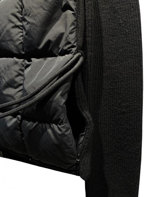 MONCLER（モンクレール）MONCLER (モンクレール) TRICOT/ニットダウンジャケット ブラック サイズ:XSの古着・服飾アイテム