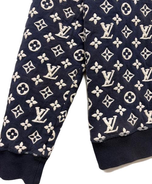LOUIS VUITTON（ルイ ヴィトン）LOUIS VUITTON (ルイ ヴィトン) 21SS モノグラムスウェット/クルーネックスウェット/総柄スウェット ネイビー サイズ:XLの古着・服飾アイテム