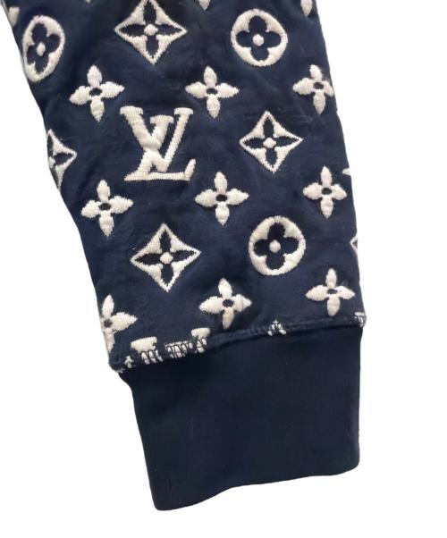 LOUIS VUITTON（ルイ ヴィトン）LOUIS VUITTON (ルイ ヴィトン) 21SS モノグラムスウェット/クルーネックスウェット/総柄スウェット ネイビー サイズ:XLの古着・服飾アイテム
