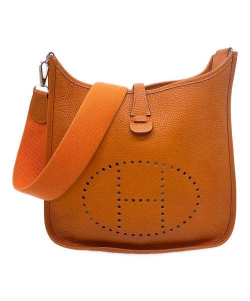 HERMES（エルメス）HERMES (エルメス) エブリン2 PM　□J:2006　トリヨンクレマンス オレンジ系 サイズ:PMの古着・服飾アイテム