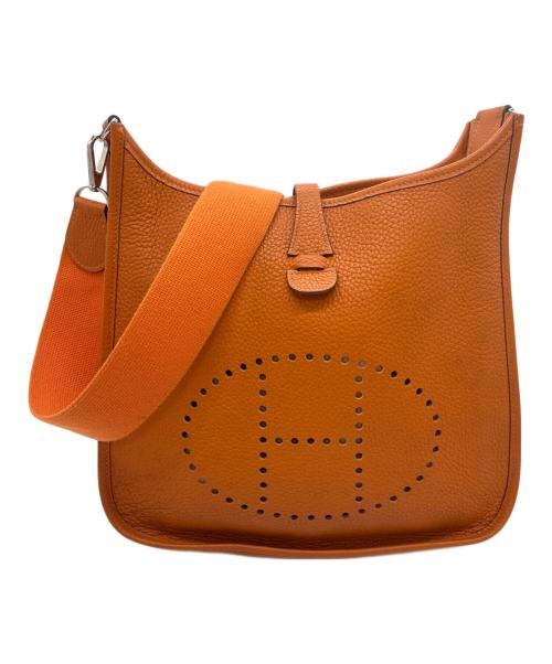 HERMES（エルメス）HERMES (エルメス) エブリン2 PM　□J:2006　トリヨンクレマンス オレンジ系 サイズ:PMの古着・服飾アイテム