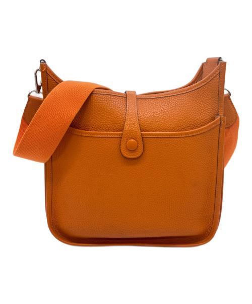 HERMES（エルメス）HERMES (エルメス) エブリン2 PM　□J:2006　トリヨンクレマンス オレンジ系 サイズ:PMの古着・服飾アイテム