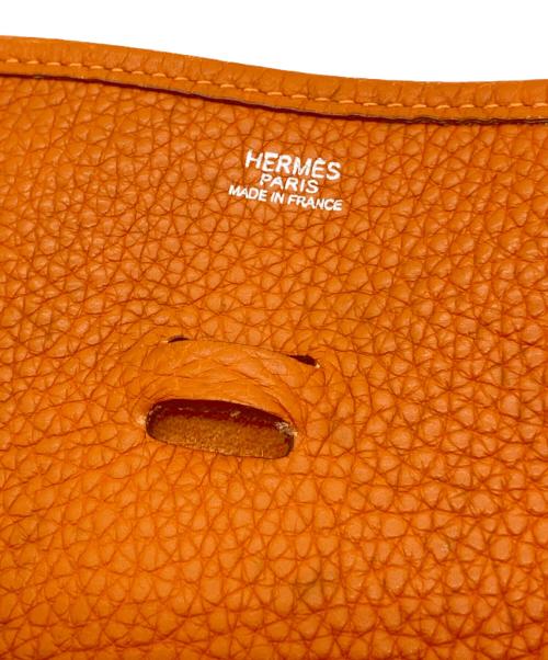 HERMES（エルメス）HERMES (エルメス) エブリン2 PM　□J:2006　トリヨンクレマンス オレンジ系 サイズ:PMの古着・服飾アイテム