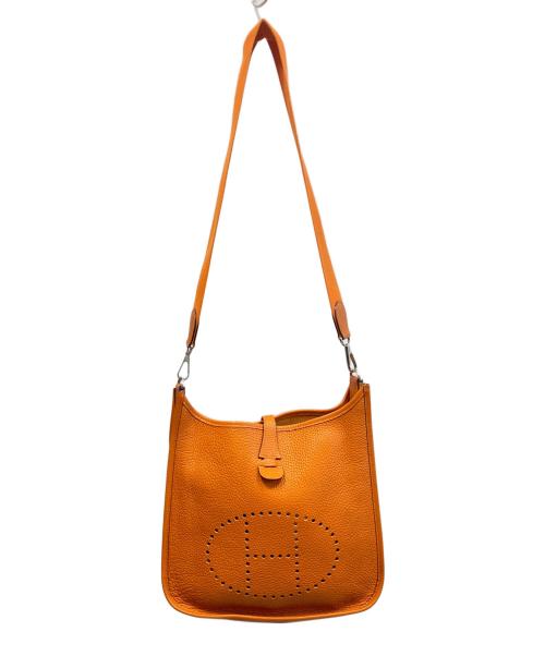 HERMES（エルメス）HERMES (エルメス) エブリン2 PM　□J:2006　トリヨンクレマンス オレンジ系 サイズ:PMの古着・服飾アイテム