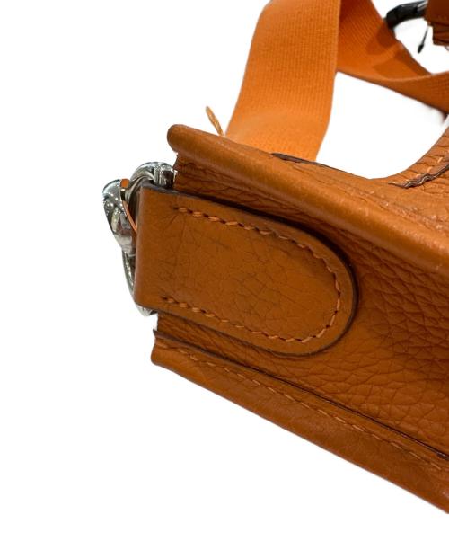HERMES（エルメス）HERMES (エルメス) エブリン2 PM　□J:2006　トリヨンクレマンス オレンジ系 サイズ:PMの古着・服飾アイテム