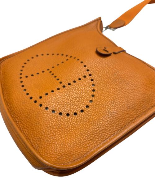 HERMES（エルメス）HERMES (エルメス) エブリン2 PM　□J:2006　トリヨンクレマンス オレンジ系 サイズ:PMの古着・服飾アイテム
