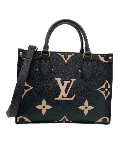 LOUIS VUITTON（ルイ ヴィトン）LOUIS VUITTON (ルイ ヴィトン) オンザゴーPM モノグラム・アンプラント ブラックの古着・服飾アイテム