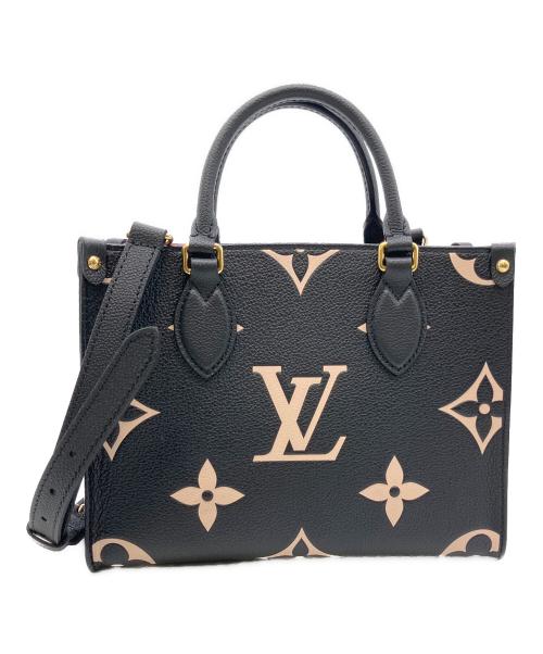 LOUIS VUITTON（ルイ ヴィトン）LOUIS VUITTON (ルイ ヴィトン) オンザゴーPM モノグラム・アンプラント ブラックの古着・服飾アイテム