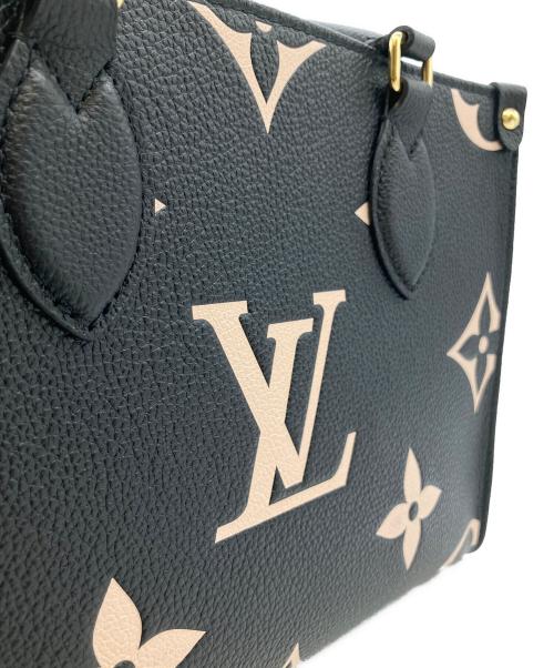 LOUIS VUITTON（ルイ ヴィトン）LOUIS VUITTON (ルイ ヴィトン) オンザゴーPM モノグラム・アンプラント ブラックの古着・服飾アイテム