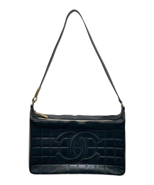 CHANEL（シャネル）CHANEL (シャネル) チョコバー ワンショルダーバッグ ブラックの古着・服飾アイテム