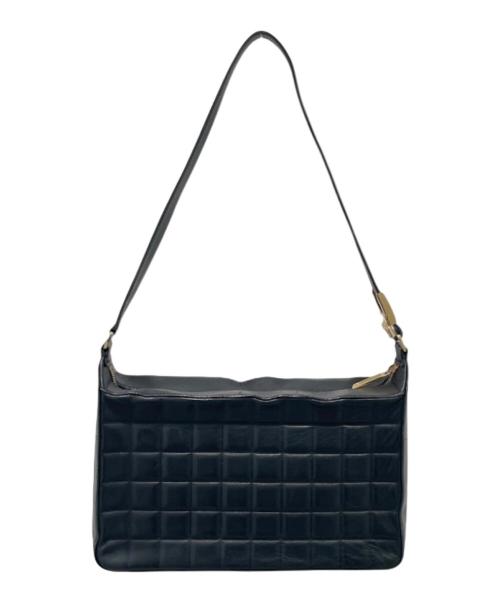 CHANEL（シャネル）CHANEL (シャネル) チョコバー ワンショルダーバッグ ブラックの古着・服飾アイテム
