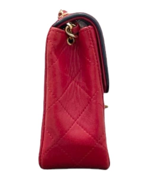 CHANEL（シャネル）CHANEL (シャネル) マトラッセ17/チェーンミニショルダーバッグ レッド サイズ:17の古着・服飾アイテム