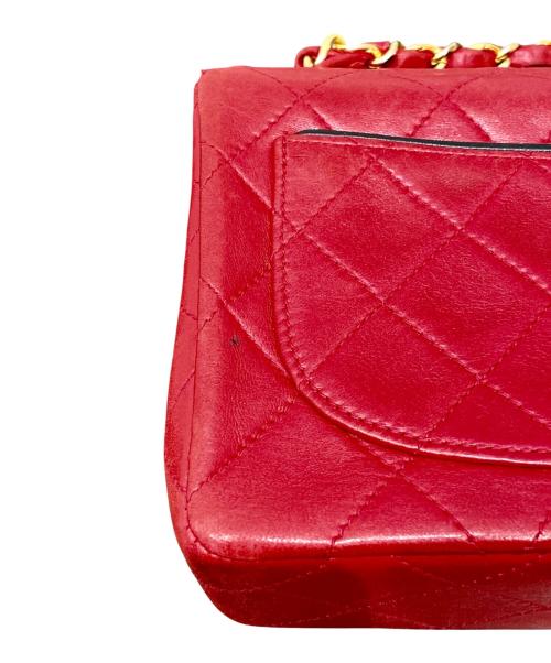 CHANEL（シャネル）CHANEL (シャネル) マトラッセ17/チェーンミニショルダーバッグ レッド サイズ:17の古着・服飾アイテム