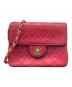 CHANEL（シャネル）の古着「マトラッセ17/チェーンミニショルダーバッグ」｜レッド
