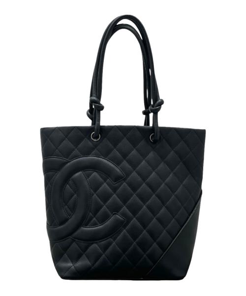 CHANEL（シャネル）CHANEL (シャネル) カンボンミディアム/トートバッグ ブラック サイズ:ミディアムの古着・服飾アイテム