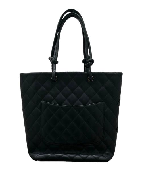 CHANEL（シャネル）CHANEL (シャネル) カンボンミディアム/トートバッグ ブラック サイズ:ミディアムの古着・服飾アイテム