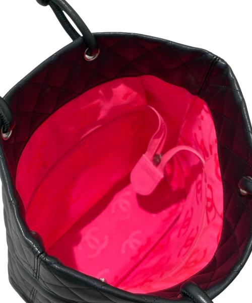 CHANEL（シャネル）CHANEL (シャネル) カンボンミディアム/トートバッグ ブラック サイズ:ミディアムの古着・服飾アイテム