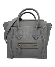 CELINE（セリーヌ）の古着「ラゲージナノ/ショルダーバッグ」｜ネイビー