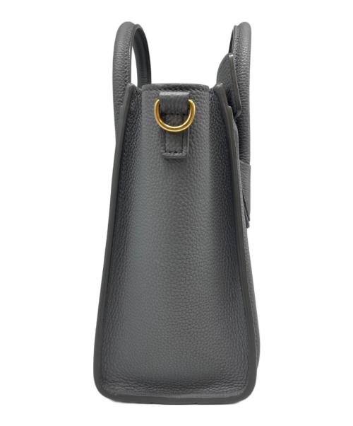 CELINE（セリーヌ）CELINE (セリーヌ) ラゲージナノ/ショルダーバッグ ネイビーの古着・服飾アイテム