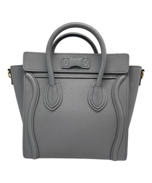 CELINE（セリーヌ）CELINE (セリーヌ) ラゲージナノ/ショルダーバッグ ネイビーの古着・服飾アイテム