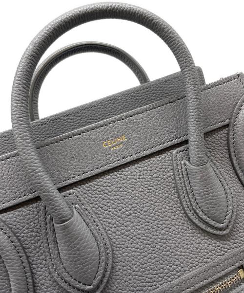 CELINE（セリーヌ）CELINE (セリーヌ) ラゲージナノ/ショルダーバッグ ネイビーの古着・服飾アイテム