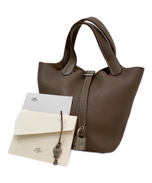 HERMES（エルメス）HERMES (エルメス) ピコタンロックPM エトゥープ サイズ:PMの古着・服飾アイテム