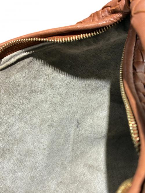 BOTTEGA VENETA（ボッテガベネタ）BOTTEGA VENETA (ボッテガベネタ) イントレチャート ホーボーバッグ  ブラウン サイズ:-の古着・服飾アイテム