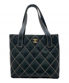 中古・古着通販】CHANEL (シャネル) クリアトートバッグ ブラック