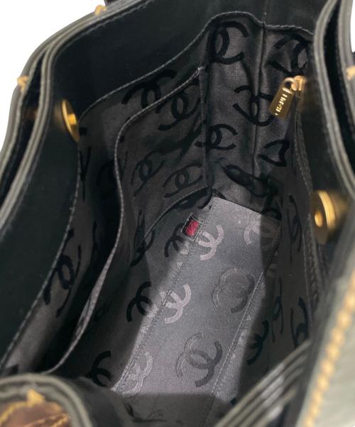 CHANEL（シャネル）CHANEL (シャネル) Wild stitch ワイルドステッチトートバッグ ブラックの古着・服飾アイテム