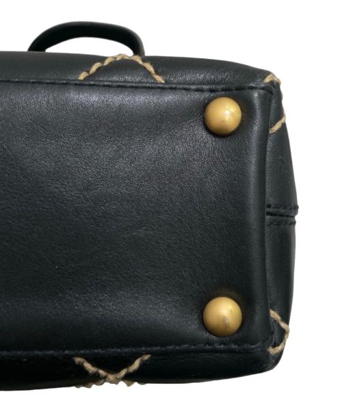 CHANEL（シャネル）CHANEL (シャネル) Wild stitch ワイルドステッチトートバッグ ブラックの古着・服飾アイテム