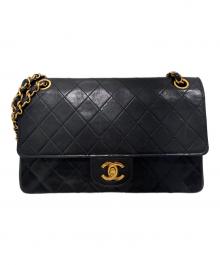 CHANEL（シャネル）の古着「Classic Matelassé Bag マトラッセ25 チェーンショルダーバッグ」｜ブラック