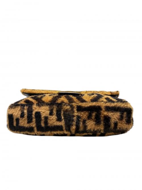 FENDI（フェンディ）FENDI (フェンディ) ワンショルダーバッグ ブラウン×ブラックの古着・服飾アイテム