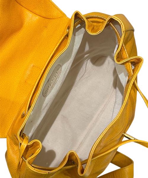 CHANEL（シャネル）CHANEL (シャネル) トリプルココマークリュック オレンジの古着・服飾アイテム