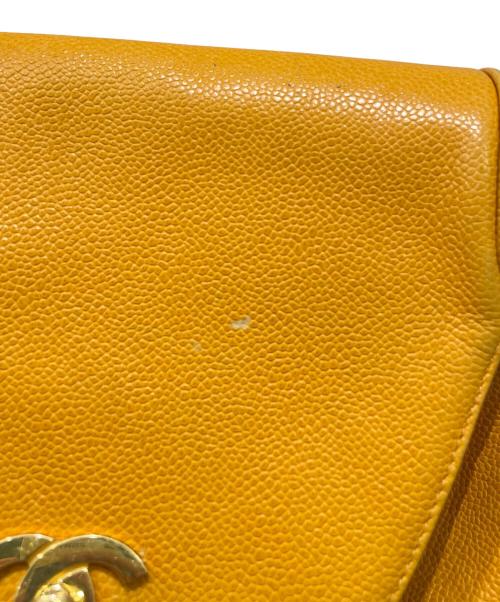CHANEL（シャネル）CHANEL (シャネル) トリプルココマークリュック オレンジの古着・服飾アイテム