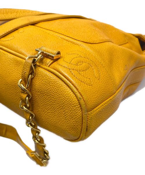 CHANEL（シャネル）CHANEL (シャネル) トリプルココマークリュック オレンジの古着・服飾アイテム