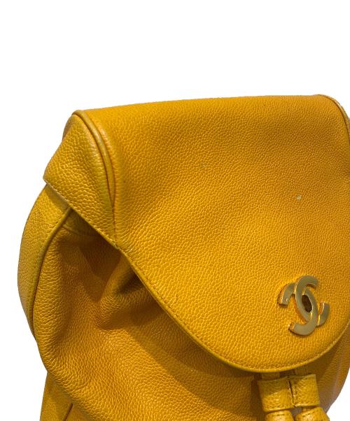 CHANEL（シャネル）CHANEL (シャネル) トリプルココマークリュック オレンジの古着・服飾アイテム