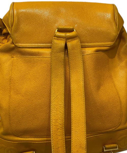 CHANEL（シャネル）CHANEL (シャネル) トリプルココマークリュック オレンジの古着・服飾アイテム