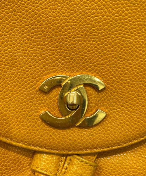 CHANEL（シャネル）CHANEL (シャネル) トリプルココマークリュック オレンジの古着・服飾アイテム