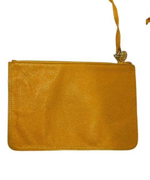 CHANEL（シャネル）CHANEL (シャネル) トリプルココマークリュック オレンジの古着・服飾アイテム