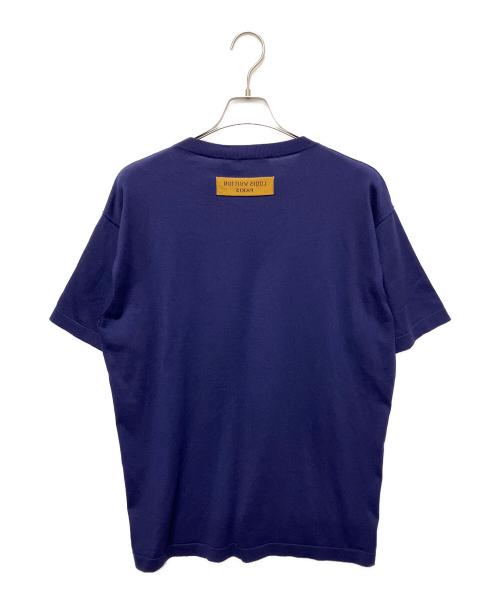 LOUIS VUITTON（ルイ ヴィトン）LOUIS VUITTON (ルイ ヴィトン) インサイドアウトロゴニットTシャツ ネイビー サイズ:Ｌの古着・服飾アイテム
