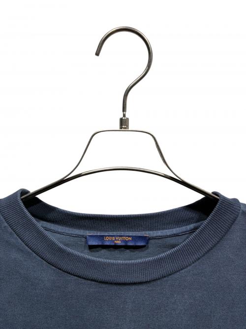 LOUIS VUITTON（ルイ ヴィトン）LOUIS VUITTON (ルイ ヴィトン) インサイドアウトロゴTシャツ ネイビー サイズ:Mの古着・服飾アイテム