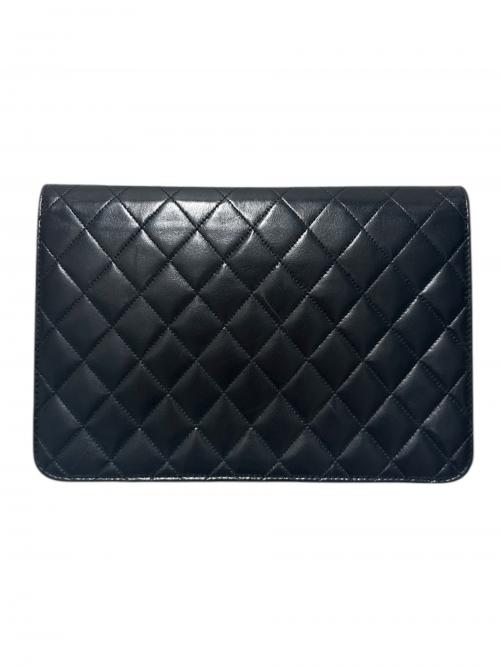 CHANEL（シャネル）CHANEL (シャネル) マトラッセ プッシュロックチェーンショルダーバッグ ブラック サイズ:-の古着・服飾アイテム