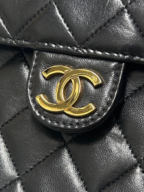 CHANEL（シャネル）CHANEL (シャネル) マトラッセ プッシュロックチェーンショルダーバッグ ブラック サイズ:-の古着・服飾アイテム