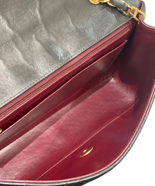 CHANEL（シャネル）CHANEL (シャネル) ダイアナフラップ マトラッセ25 ブラック サイズ:25/ミディアムの古着・服飾アイテム