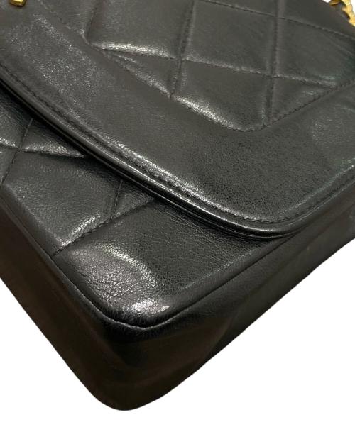 CHANEL（シャネル）CHANEL (シャネル) ダイアナフラップ マトラッセ25 ブラック サイズ:25/ミディアムの古着・服飾アイテム