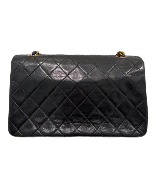 CHANEL（シャネル）CHANEL (シャネル) フルフラップ マトラッセ ターンロック ショルダーバッグ/Full Flap Matelassé Turn-Lock Chain Shoulder Bag ブラック サイズ:23の古着・服飾アイテム