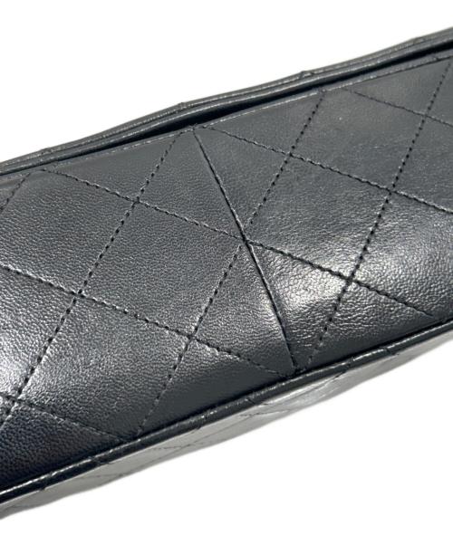 CHANEL（シャネル）CHANEL (シャネル) フルフラップ マトラッセ ターンロック ショルダーバッグ/Full Flap Matelassé Turn-Lock Chain Shoulder Bag ブラック サイズ:23の古着・服飾アイテム